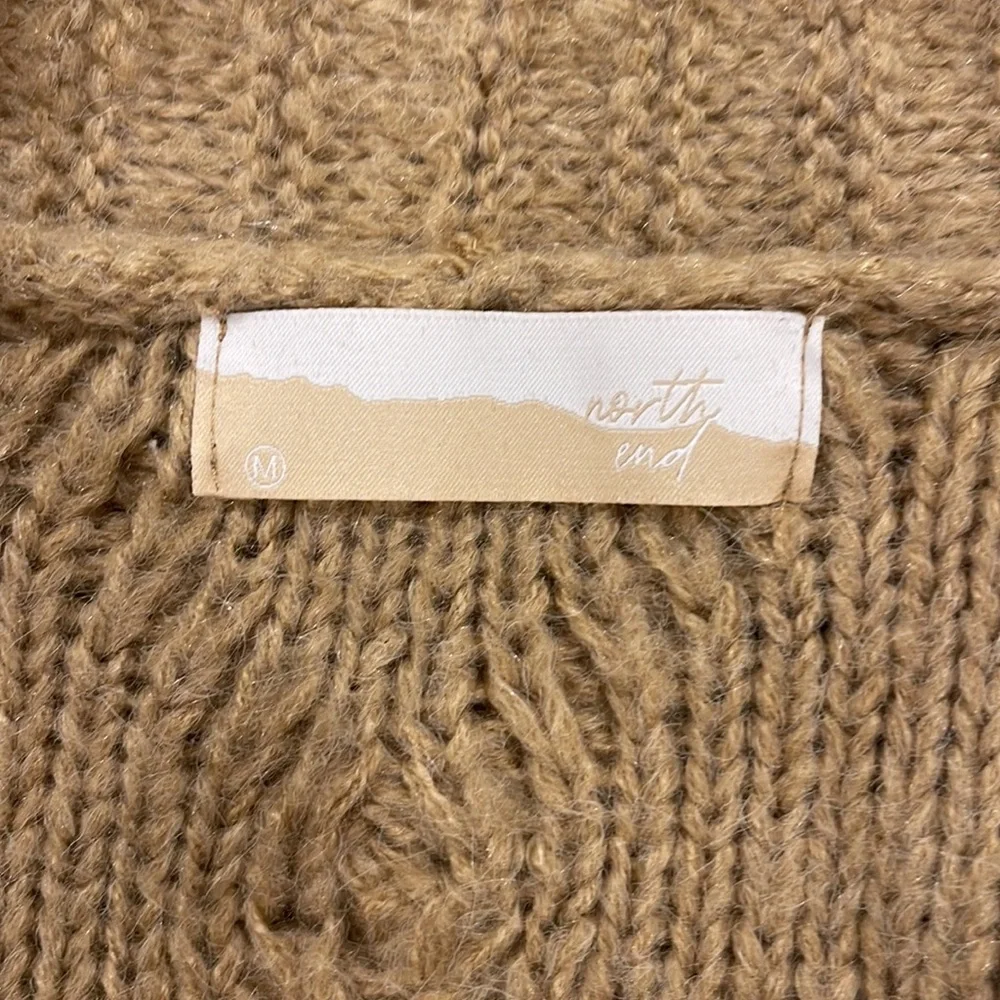 Cropped Button Up Sweater - Picture 3 of 3